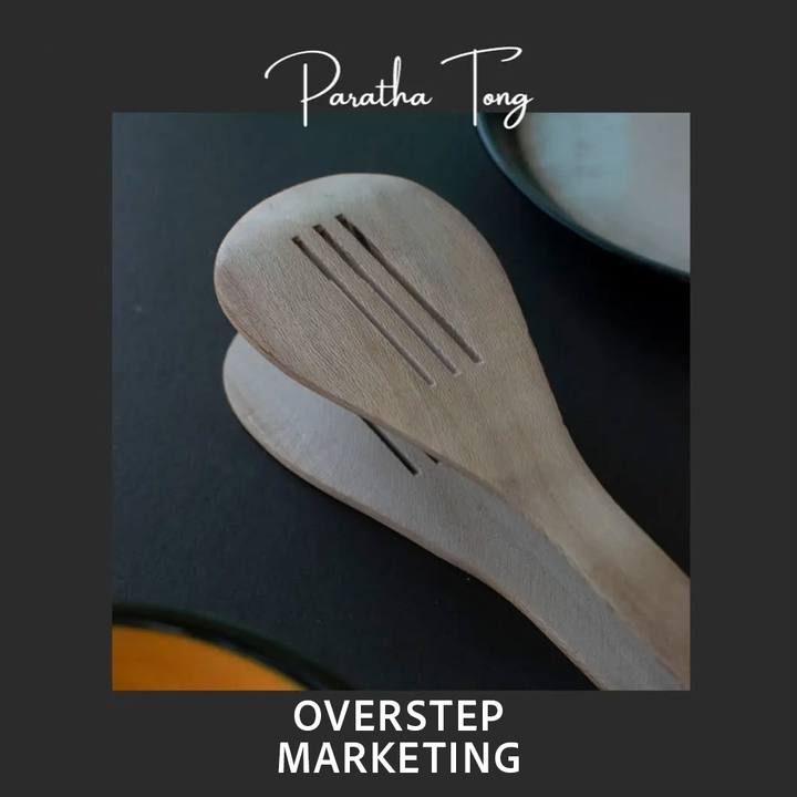 Premium Wooden Paratha Tong