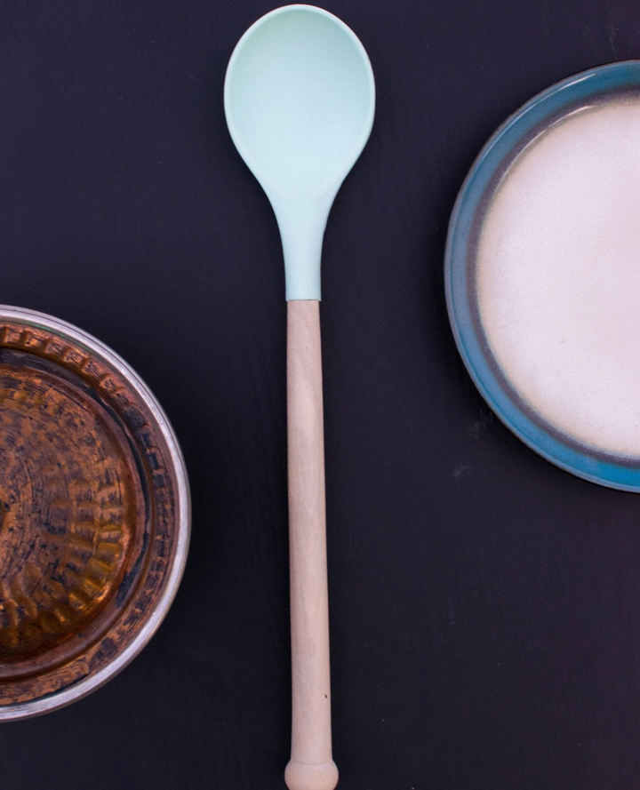 Eco Friendly Silicone Wooden Spoon